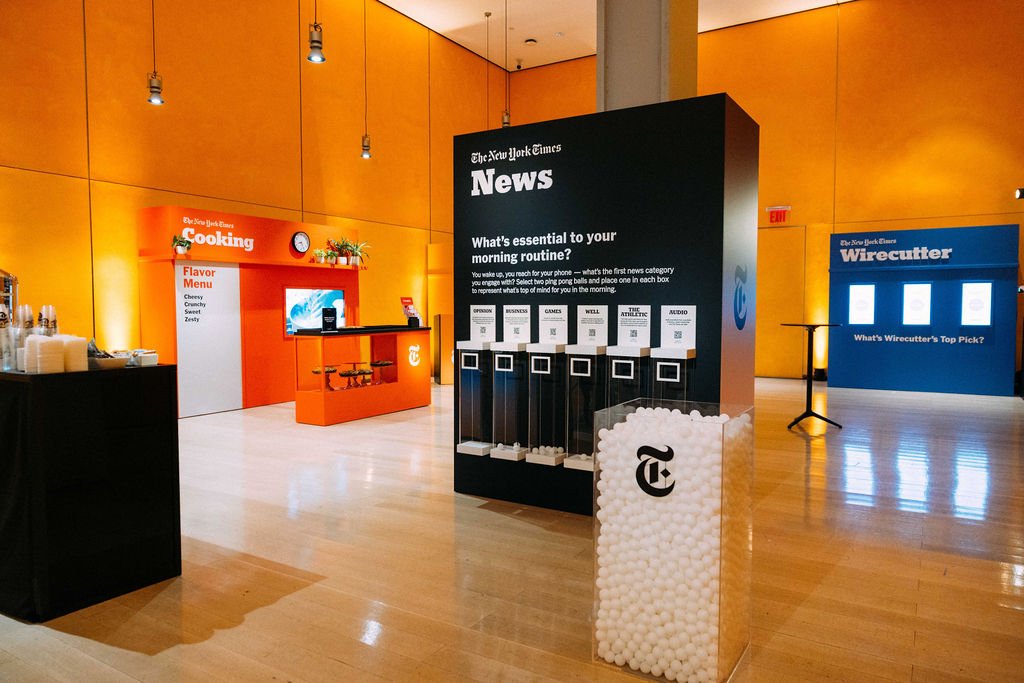 New York Times Newfronts, event photo