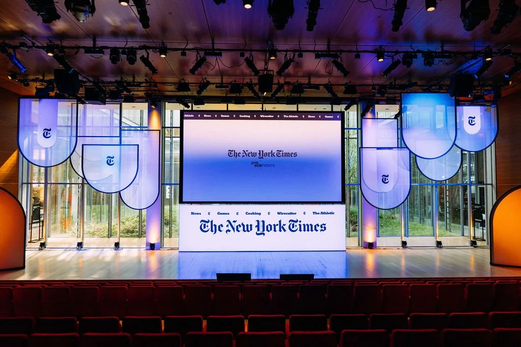 New York Times Newfronts, event photo