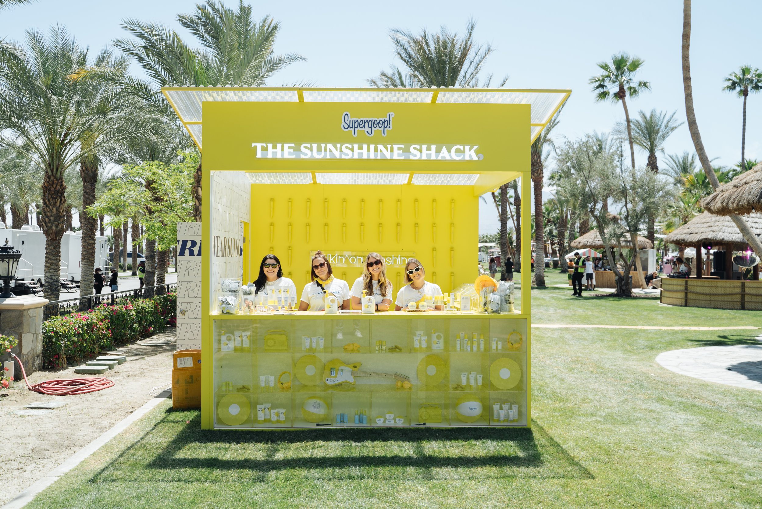 Supergoop! Sunshine Shack, event photo
