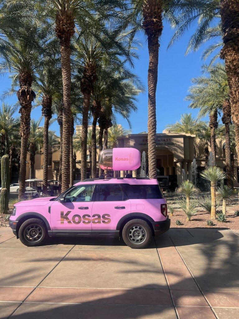 Kosas DreamBeam Coachella Fleet, event photo