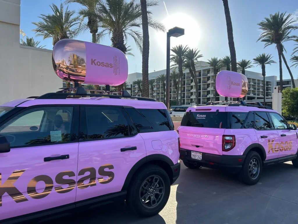 Kosas DreamBeam Coachella Fleet, event photo