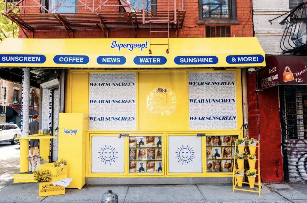 Supergoop! Sunshine Shack, event photo