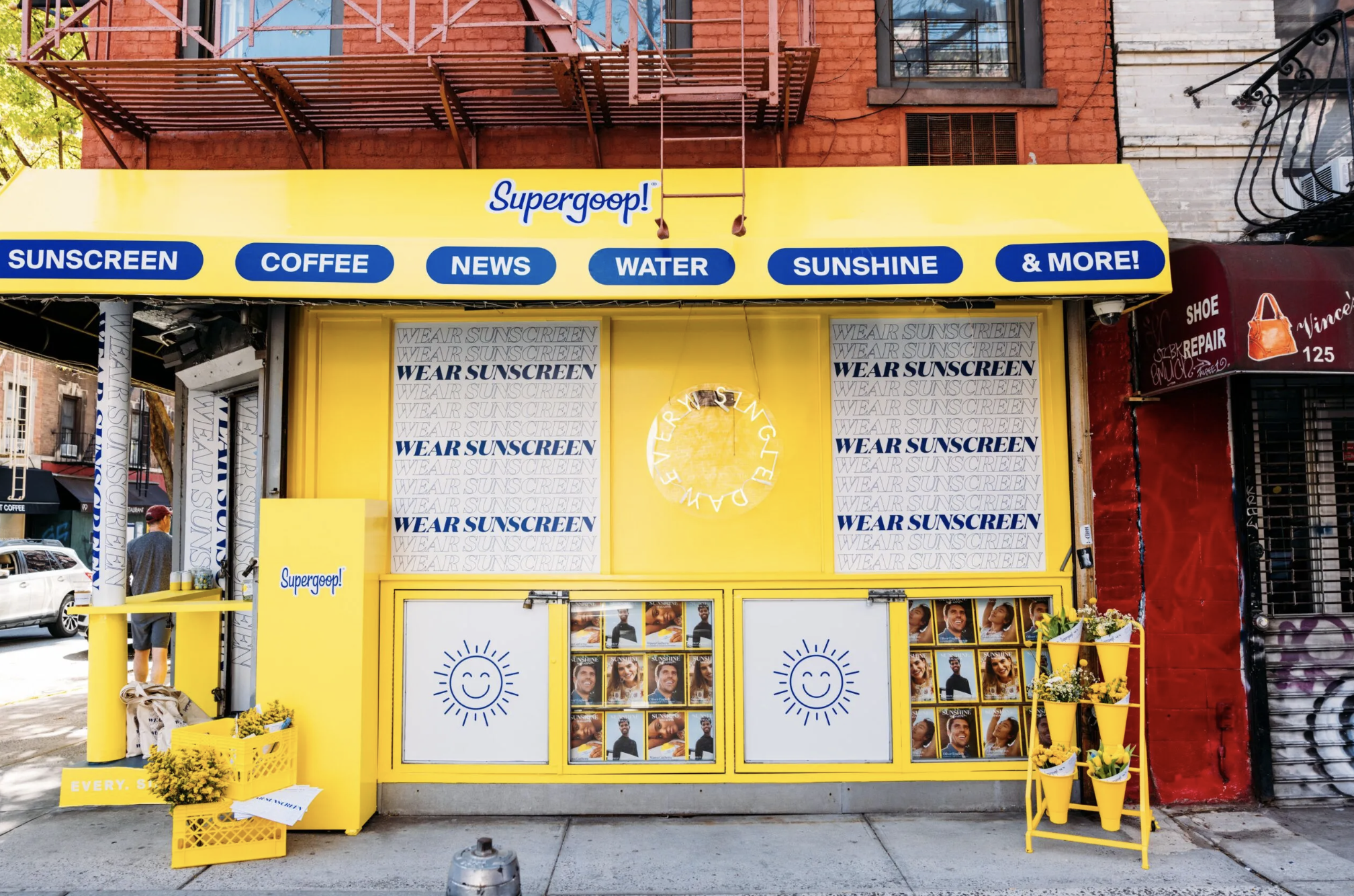 Supergoop! Sunshine Shack, event photo